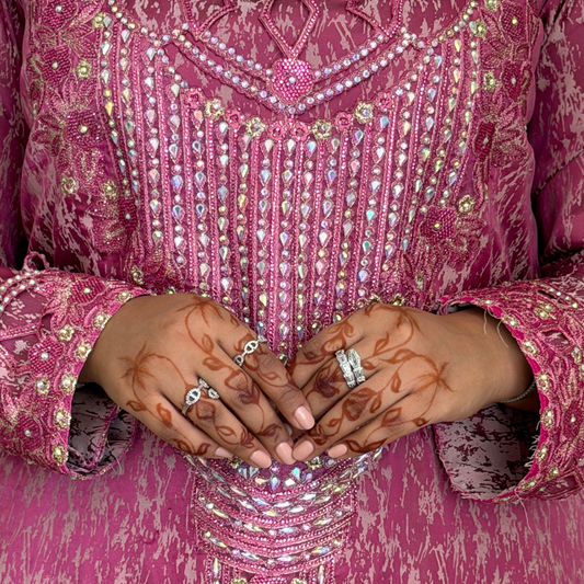 The Italian Silk Edit: Magenta | Botanical Green