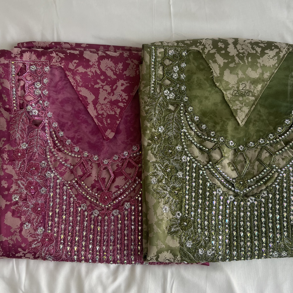 The Italian Silk Edit: Magenta | Botanical Green