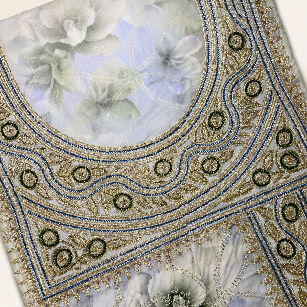 The Artisan Cotton Mukhawar Edit: Azure Blue