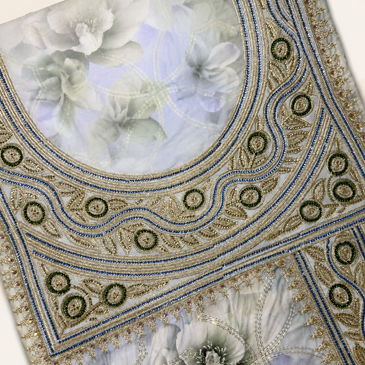 The Artisan Cotton Mukhawar Edit: Azure Blue
