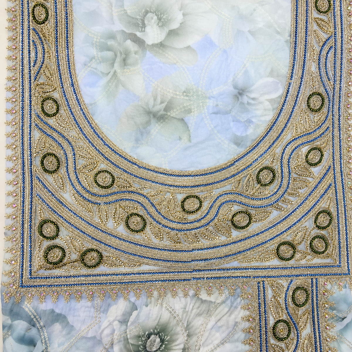 The Artisan Cotton Mukhawar Edit: Azure Blue