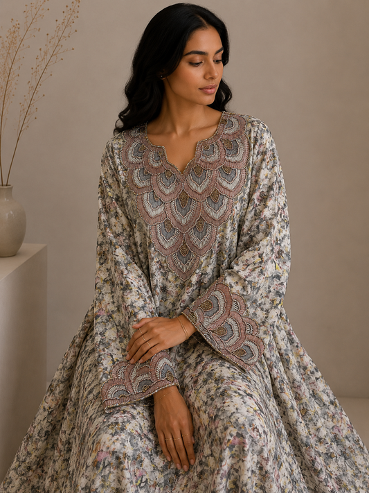 The Artisan Cotton Mukhawar Edit: Rose Dust