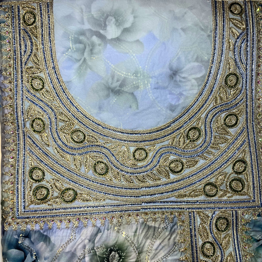 The Artisan Cotton Mukhawar Edit: Azure Blue